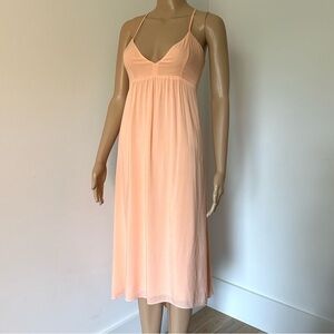 TALULA Dreamy Peach Summer Dress